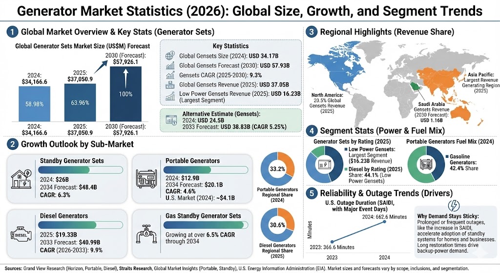 generator market statistics
